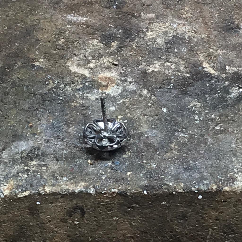 Vintage Diamond Earring Restoration	